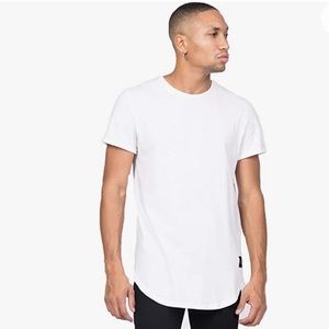 Sixth June | Mens Fashion | Slim Fit Crew Neck Short Sleeves T-Shirt with Curved